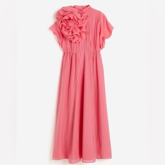 H&M Ramadan Exclusive Collection Appliquéd Maxi Dress
 Pink New - Picture 6 of 10